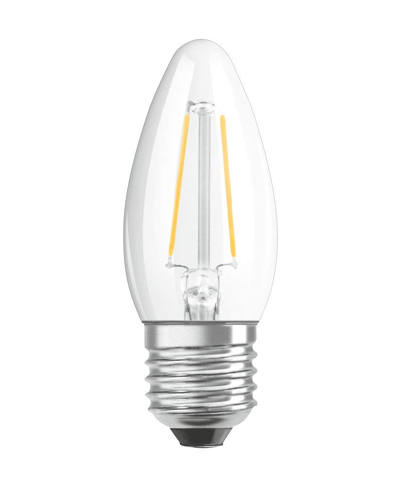 Osram LED Lamp | Base: E14 | Warm White | 2700 K | 4.50 W | Replacement for 25 W | LED Retrofit RGBW Lamps with Remote Control, Single-Pack, Candle 40 W-Replacement E27