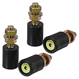 MUELODSIC 4 Piezas 4 Ruedas para Puerta Corrediza de Nailon Negro 30X40 MM Kit de Poleas Silenciosas y Resistentes para Armario Puerta Eléctrica Portón y Enrollable Rodillos Guía para Uso