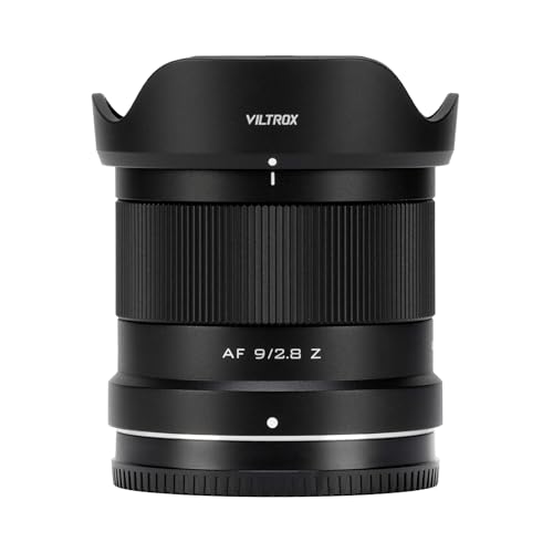 VILTROX 9mm F2.8 Z Objektiv für Nikon Z-Mount, Autofokus Ultraweitwinkel APS-C Prime Objektiv kompatibel mit Nikon Z-Mount Kameras Z5 Z50 Z50II Z6 Z6II Z7 Z7II Z30 Z9 Z8 ZF Z6III ZFC