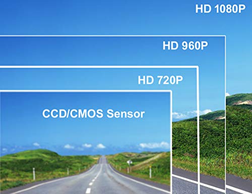 Image of AHD 1080P Vehicle Side View Camera,4 Pin 12 LED IR Night Vision Car Backup Rear View Mirror Camera for RV Bus Semi Box Truck 5th Wheel Camper Pickup Boat Tractor 12V /24V