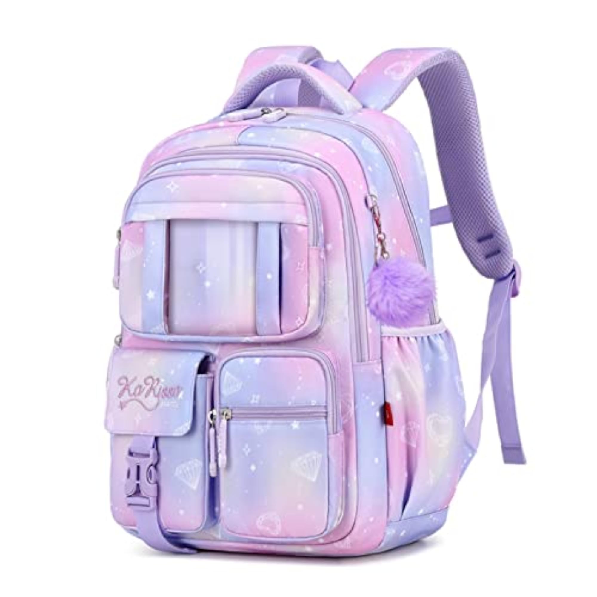 Cute Elementary Bookbag Waterproof Large Capacity School Bag for Girls