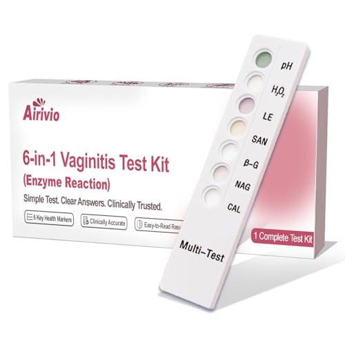 6-in-1 Vaginal Health Test Kit for Women - Feminine Wellness & Comfort Check Tool - Simple At-Home Tracker for Odor, Itching & Freshness Clues - 10-Minute Results - 1 Pack