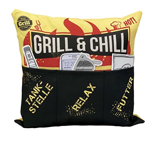 Sofahelden Gril & Chill Taschen und Deko, Polyester, Elastan, Bunt, OneSize