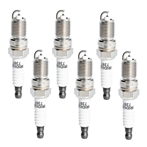 TR5IX Iridium Platinum Spark Plugs Set of 6
