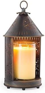 Candle Warmers Etc Tin Punched Candle Warmer Lantern For Top-Down Candle Melting, Sunshine