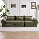 PixelPilot 262 cm breites 3-Sitzer-Sofa, Moderne Wohnzimmer-Sofas mit Massivholzrahmen, modulares...