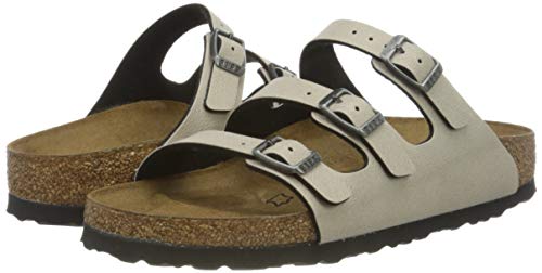 Image of Birkenstock FLORIDA, womens Sandal, Pull Up Stone, 2.5 UK (35 EU)