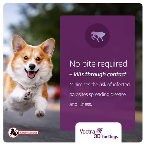 Vectra 3D for Dogs Flea, Tick & Mosquito Treatment & Prevention for Large Dogs (56 to 95 lbs) , 6 month supply - Thumbnail 5