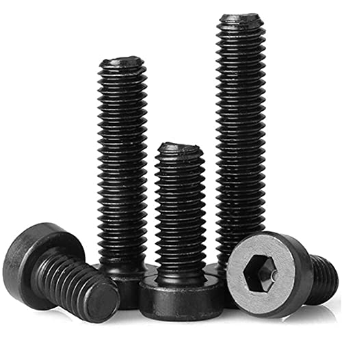 MonsterBolts: #10-32 x 5/16" Low Head Socket Screws, Alloy Steel, Black Oxide (100 Pack)