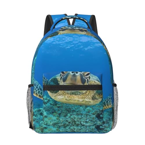 Sac de voyage ordinateur portable tortues bagage à main noir