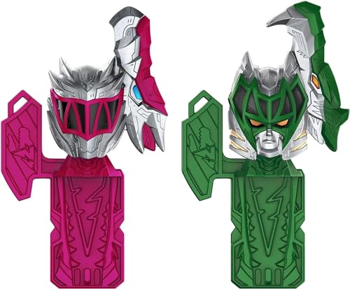Power Rangers Dino Fury Pink Ankylo Hammer and Green Tiger Claw Zord Toys for Kids Ages 4 and Up Zord Link Mix-and-Match Custom Build System - Thumbnail 7
