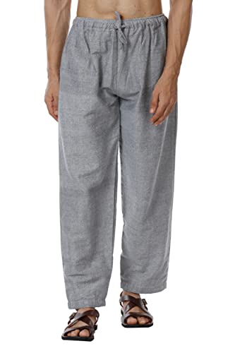 Image of Aatman One Size Men's Eco-Friendly Cotton Pyjama Pack of 2 | Fits Waist Size 28 to 36 Inches