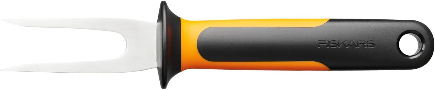Fiskars Fish Filleting Fork, Functional Form, Total Length: 19 cm, Japanese Stainless Steel/Plastic, 1057547