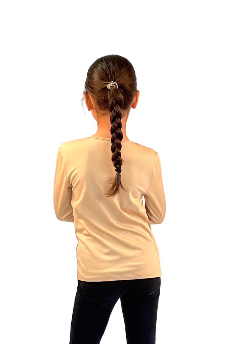 tex leaves Camiseta Interior Térmica para Niños Unisex - Cuello Redondo