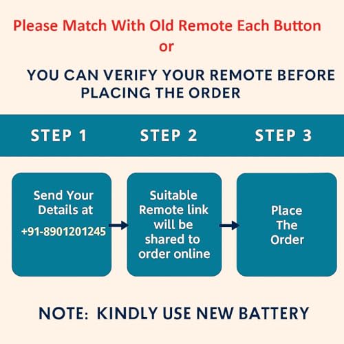 Image of Ac Remote Control Compatible For Whirlpool Ac Remote For Split & Window Ac (Model 6), Multicolour