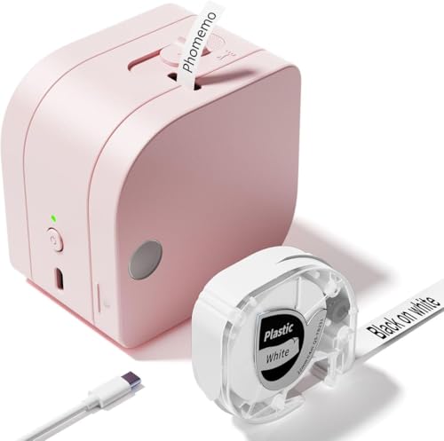 fancyfly Bluetooth �Ή��~�j���x���v�����^�[ �e�[�v�t���|�[�^�u���^�C�v �����e���v���[�g�𓋍ڂ��A�ƒ�A�I�t�B�X�A�L�b�`���̎��[�����Ɋ��p�B�R���p�N�g�Ȗ{�̂ŏꏊ��I�΂��A��y�Ƀ��x���쐬���s���܂� (P12 Pro,�s���N)