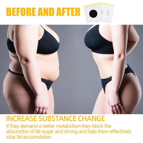 30 Stück Abnehmen Patch Fettverbrenner, Abnehmpflaster für schnelles Abnehmen, Abnehmen Patch, Gewichtsverlust Aufkleber für Körper Schönheit Taille Bauchfett Entfernung