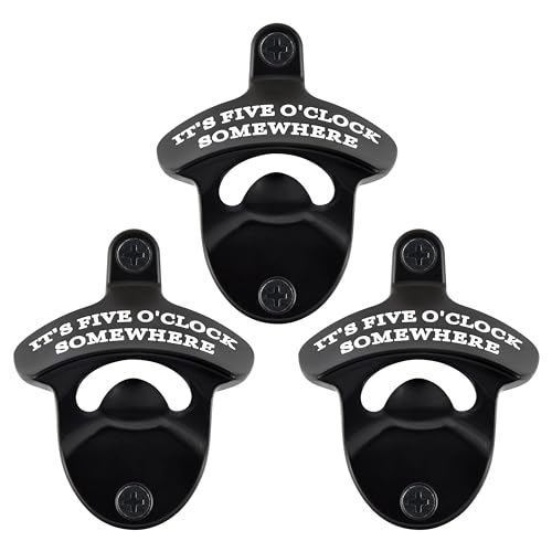 HAIICEN Stainless Wall Mounted Bottle Opener Black White,...