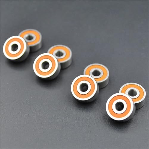 Rodamientos de bolas en miniatura 3mm S623 2RS de acero inoxidable híbrido 4