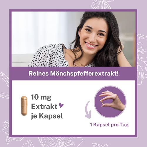 Mönchspfeffer Kapseln 180 Stück 10:1 Extrakt vegan