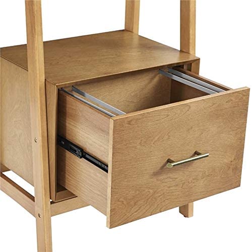 Crosley Furniture Landon Small Etagere Bookcase, Acorn #TOP6