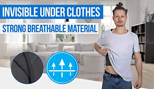 Full Back Brace Posture Corrector for Men and Women - Upper and Lower Back Support - Adjustable Support Brace - Improve Posture - Provide Pain Relief for Neck, Back, Shoulders - M (24"- 30" Waist)