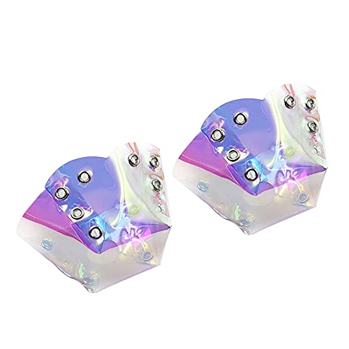 Frahou 1 par de protectores de dedos de patines de PVC para patines de patinaje en los dedos de los pies, tapas protectoras para patines