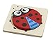 Viga Toys - 50168 - Mini Puzzle En Bois - Coccinelle