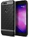 Google Pixel Case, Caseology [Parallax Series] Slim Dual Layer Protective Textured Geometric Cover Corner Cushion Design for Google Pixel (2016) - Black