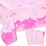 Lista de embalaje: 3 fundas de mesa con diseño de elefante rosa. Mantel de 220 x 130 cm.
