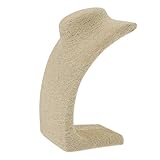CLISPEED Soporte ligero para cadena de cuello, soporte de exhibición de joyas, estilo vertical, para guardar collares y aretes, adecuado para uso doméstico o minorista