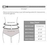 LEACOOLKEY 4 PACK Skinny Leather Belt for Women Dress Thin Waist Belt with Gold Buckle for Jeans - Image 6