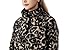 HYGLuosie Faux Fur Pullover Half Zip Stand Collar Sweatshirt for Women, Sping Fashion Fleece Jacket - Leopard Print Outerwear for Spring Daily Wear (Black, Large)