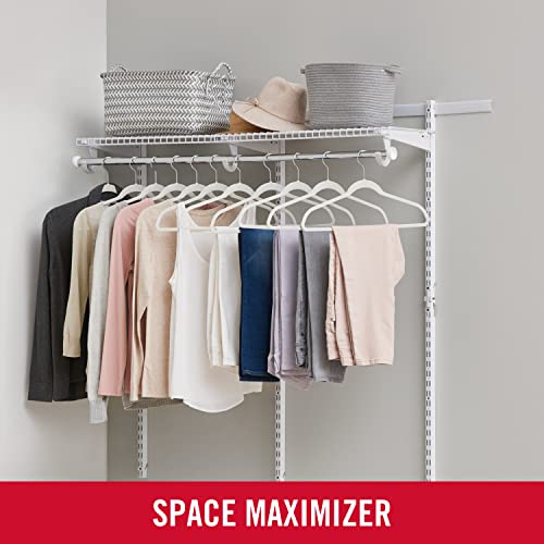 Rubbermaid 2119012 Configurations Custom Closet Kit, 2-4 Ft. Adjustable Metal Wire Shelving thumb #1