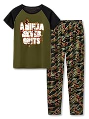 Olive Green Ninja ( Short Sleeves & Pants Set )