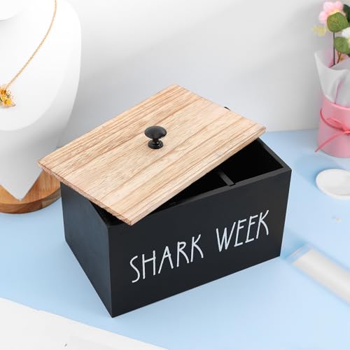 Caja de almacenamiento de madera con separadores para optimizar el baño 5