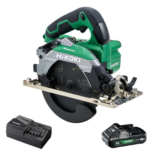 HiKOKI(ハイコーキ) 18V充電式丸のこ C1806DB(NN) + スターターキット4 セット