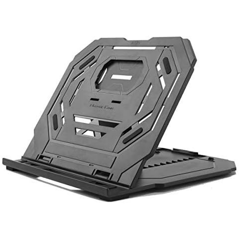 Drawing Tablet Stand, Laptop Stand, Foldable Stand for Pen Tablet Display, 9 Levels Adjustable Angles with a Built-in Phone Holder, for 12-17 inch Drawing Tablet, MacBook, Laptop, iPad, Book, Phone Cover