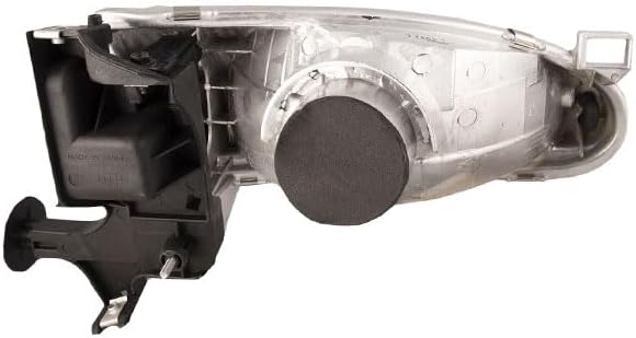 Compatible with 98-02 Prizm Front Headlight Headlamp Halogen Head Light Lamp with Bulb Left Driver Side