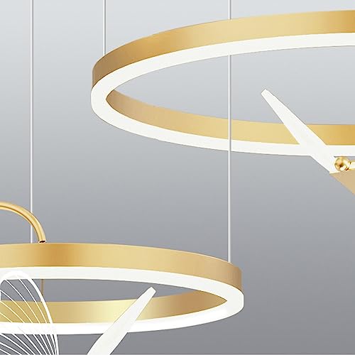 Suspension circulaire ronde LED dimmable pour éclairer efficacement une table à manger - 6