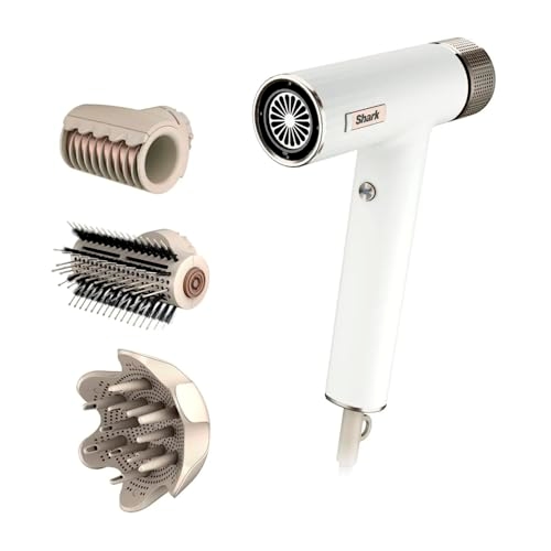 Shark, Secador de Cabelo, SpeedStyle, Seca e Estiliza, Ajuste de Temperatura Automático, 3 Acessórios, Cacheados e Crespos, 127 v