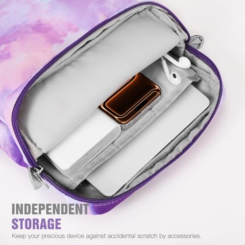 Image of TiMOVO 15 Inch Laptop Sleeve for MacBook Air 15, Pro 14, Watercolor Purple