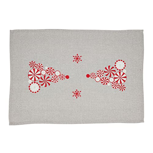 Peppermint Christmas Tree Placemats (Set of 4)