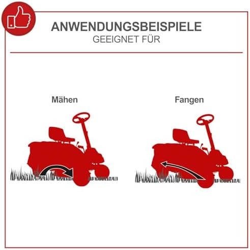 Bild 2 - Scheppach Benzin Rasentraktor Aufsitzmäher MR224-61 | 6,8PS | Schnittbreite 61cm | 5-Fach Höhenverstellung | E-Start | 150 L Fangsack | 4X Vorwärts / 1xRückwärtsgang | Rasenmäher Aufsitzrasenmäher