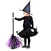 Produktbild Gspose Halloween Hexendekoration,Hexenbesen Zauberbesen Halloween Deko,Karneval Accessoire Hexenzubehör Halloween Hexenbesen Plastik