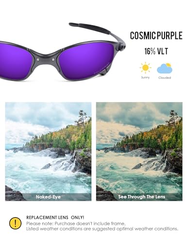 Image of BLAZERBUCK Anti-salt Polarized Replacement Lenses & Sock Kit for Oakley Juliet Sunglass