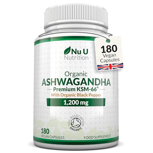 Nu U Nutrition Organic Ashwagandha KSM-66® Capsules