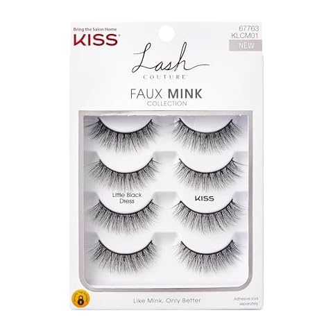 KISS Lash Couture Faux Mink False Eyelashes Multipack Cover