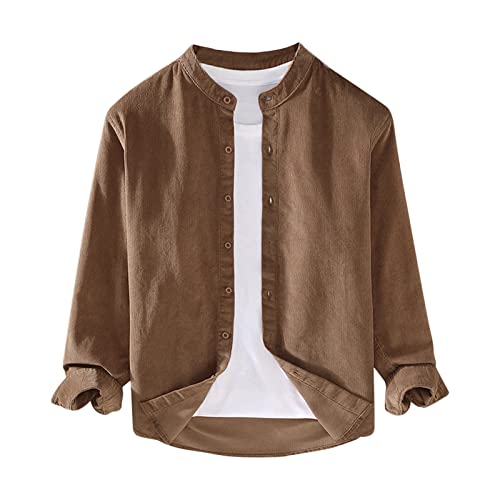 Chemise à manches longues col rabattu pour homme avec poche avant | Coupe régulière haut sport