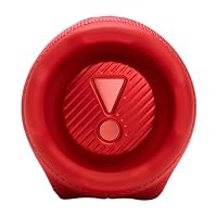 JBL Charge 6, tragbarer Bluetooth-Lautsprecher, 28 Stunden Akkulaufzeit, IP68 wasserdicht, Staub- und stoßfest, JBL Pro Sound mit AI Sound Boost, Auracast Multi-Speaker, Rot – Ansicht 4